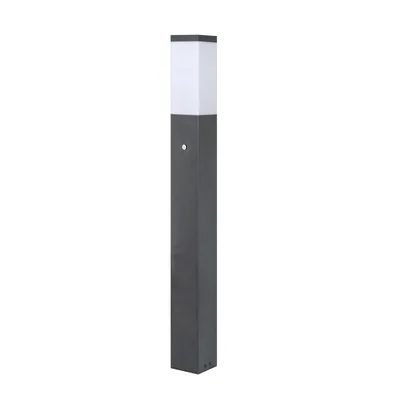 Produktbild von Wegeleuchte mit Dämmerungssensor, 80cm Pollerleuchte E27 Sockel, Stabile und Robuste Basis IP44 Außenleuchte Gartenleuchte, anthrazit,