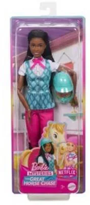 Produktbild von Barbie Mysteries: Das geheimnisvolle Pferdeabenteuer Barbie Brooklyn (mit Reitkleidung und Zubehör)