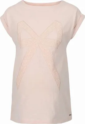 Produktbild von Hellrosa Damenbluse mit Schleife - Bellybutton Maternity