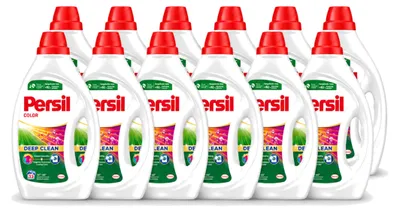 Produktbild von 12 x Persil Color Gel Flüssigwaschmittel für Buntwäsche - Vorteilspackung - 12 Stücke