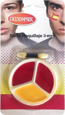 Zdjęcie produktu dla Paleta do makijażu Hiszpania czerwono-żółto-biała - Jeden rozmiar