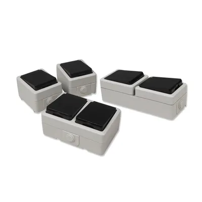 Produktbild von Feuchtraum Set McPower "Taff Flur", 4-teilig, grau, IP44