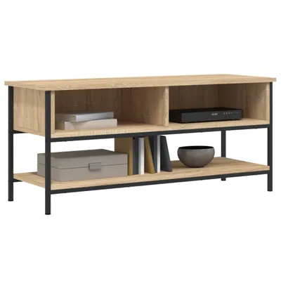 Produktbild von "Winterschlussverkauf "TV-Schrank Industriestil - CLORIS - Fernsehenschrank - Sonoma-Eiche 100 x 35 x 45 cm Holzwerkstoff - NeuMöbel3167175