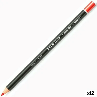 Zdjęcie produktu dla STAEDTLER Permanent glasochrom - czerwony - 8 mm - 4 mm