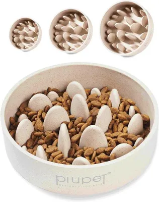 Immagine prodotto di Tagliere antiscivolo per cani - 1,4 L - Antiscivolo - 21x21x6 cm - Comportamento alimentare