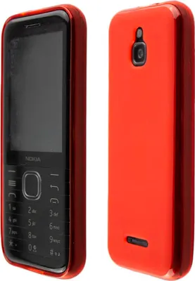 Obrázek produktu pro caseroxx ochranný kryt TPU kompatibilní s Nokia 8000 4G, gumový obal na mobilní telefon červený