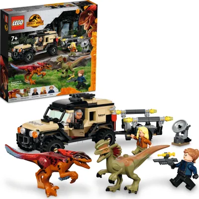 Produktbild von LEGO® 76951 - Jurský svet - Preprava pyroraptora a dilofosaura