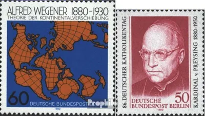 Produktbild von Briefmarken Berlin (West) 1980 Mi 616,624 (kompl.Ausg.) postfrisch Wegener