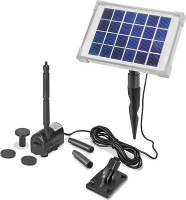 Produktbild von Solar Teichpumpe Rimini-S, Solarmodul 2Wp, 175l/h, 70 cm