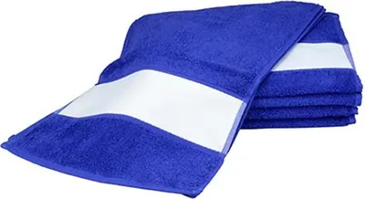 Immagine prodotto di A&R AR083 | Asciugamano sportivo SUBLI-Me®, 30 x 140 cm - Colore: Blu vero - Dimensioni: 30 x 140 cm
