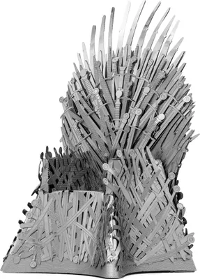 Productafbeelding van Metal Earth IJzeren Troon, Bouwpakket, Geschikt voor jongens/meisjes, Metaal, Game of Thrones, Roestvrij staal, 1 stuk