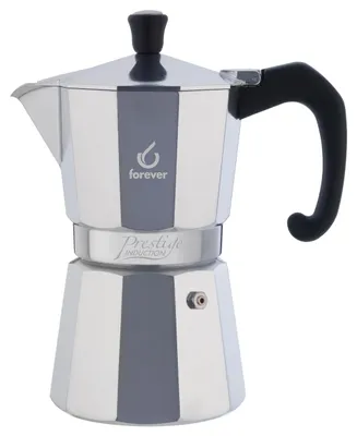 Imagen del producto de KAUFGUT FRV290610, Cafetera de espresso tipo Moka, Serie Prestige Induktion, Multicolor