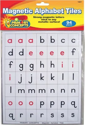 Produktbild von Magnetische Buchstabenfliesen für Kinder - Lernset mit 26 Buchstaben