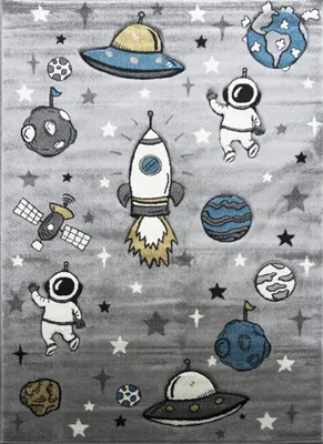 Image de Tapis chambre enfant 160x230 DORRIS 12 - gris