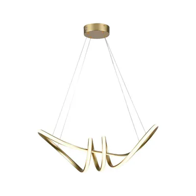 Produktbild von Gold Designer Hängelampen - Champagner - IP20 - 24W - 3240 Lumen - 3000K