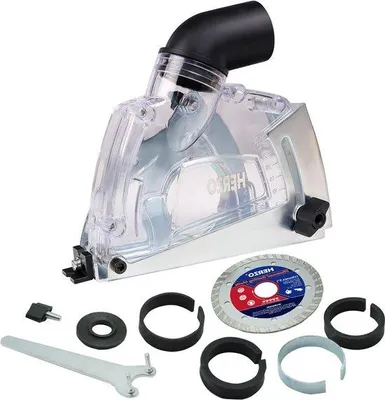 Immagine prodotto di Smerigliatrice angolare per cappa aspirante con conduttività - 115 mm/125 mm - dischi abrasivi inclusi