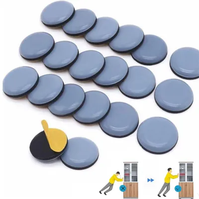Produktbild von Filzgleiter 20 Stück – Selbstklebende Möbelgleiter 1,9 x 1,9 cm – Bodenschutz für Stühle & Möbel – Möbelschoner gegen Kratzer – Möbelpads
