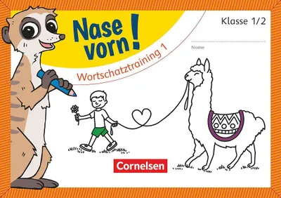 Obrázok produktu pre Nase vorn! Deutsch 1./2. Schuljahr - Übungsheft: Wortschatztraining 1