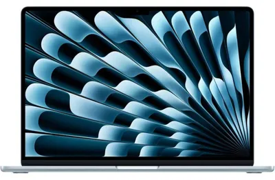 Obrázek produktu pro Notebook Apple MacBook Air 15,3" s čipem M5 (10jádrový procesor, 10jádrová grafická karta), 32 GB RAM, 1 TB SSD, displej Liquid Retina, klávesnice US, operační systém macOS, barva: modrá