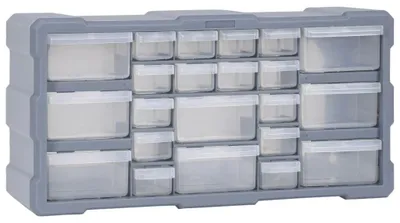 Produktbild von Multifach-Organizer mit 22 Schubladen für kleine Teile