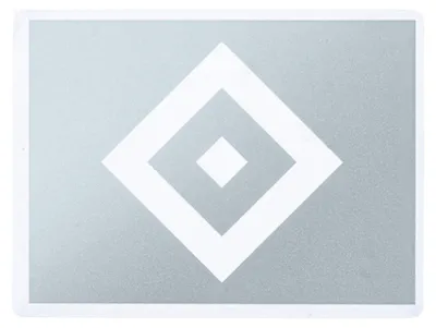 Immagine prodotto di Hamburger SV HSV adesivo calcio argento