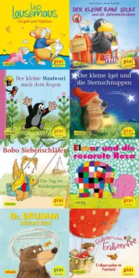 Produktbild von Pixi-8er-Set 254: Die beliebtesten Bilderbuch-Helden bei Pixi (8x1 Exemplar)