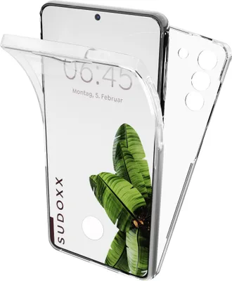 Produktbild von Hülle Für Samsung Galaxy S22 5G Klar 360 Rundum Schutz Full Cover Etui Hard und Soft Sudoxx Vorne und Hinten