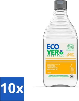 Produktbild von Ecover - Essential Geschirrspülmittel - Zitrone - 450 ml - Vorteilspack - 10 Stücke