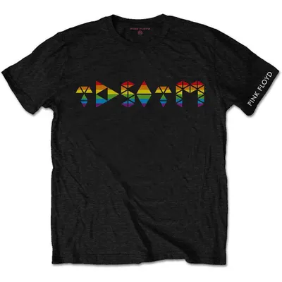 Obrázok produktu pre Pink Floyd Dark Side Prism Initials Black 2XL Tričko
