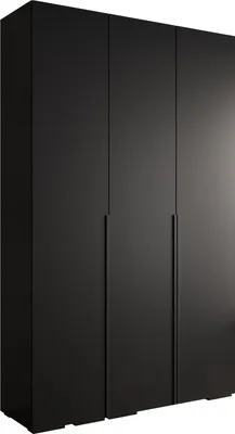 Produktbild von MEBLE KRYSPOL Inova 1 Schrank - 236,7x150x47cm - Schwarz Schwarz Schwarz