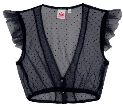 Produktbild von Dirndlbluse Genta Flügelarm dunkelblau 36