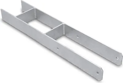 Produktbild von Lospitch 4x H-Anker Pfostenträger Gartenspielgeräte-Zubehör 600MM Pfostenanker Bodenhülse