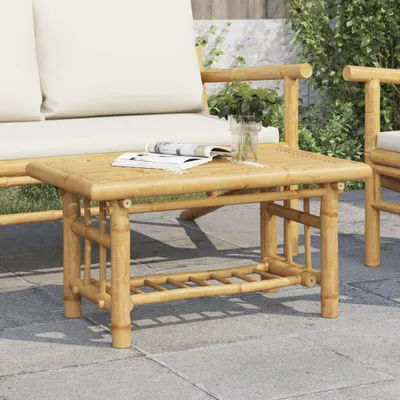 Produktbild von "2026 Promotion" Couchtisch Wohnzimmer - Kaffeetisch - 70x45x36 cm Bambus - Sofatisch CC22367