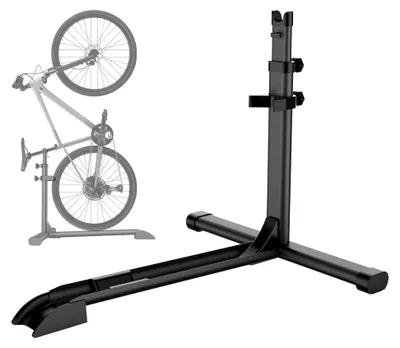 Produktbild von Fahrradständer aus Stahl, freistehend, höhenverstellbar, 68,8 x 56 x 49,3-81,1 cm