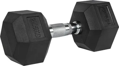 Produktbild von VirtuFit Hexa Kurzhantel Pro 27,5 kg Hantel sechseckig gummiert