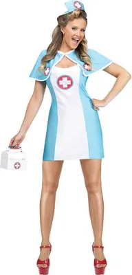 Produktbild von Pin Up Nachtschwester Kostüm Damen Größe: S/M