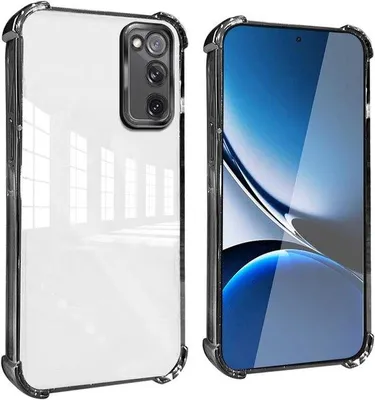 Zdjęcie produktu dla Etui ochronne do Galaxy S20, cienkie, odporne na upadki, przezroczyste, czarne
