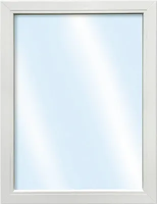 Produktbild von ARON Basic+ Kunststofffenster Festelement 85x100 cm RAL 9016 verkehrsweiß (Förderfähig)