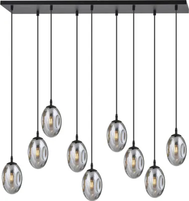 Obrázek produktu pro Lustr Emibig 9xE14 10W ASTRAL 9 grafitových stínidel 1266/9