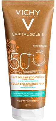 Image de Vichy Capital Soleil Lait hydratant Lsf 50+ 200 ml