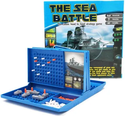 Produktbild von Schiffe versenken – Brettspiel, Kampfstrategiespiel, lustiges Schiffe versenken-Spiel, Doppelkampfspielzeug für Kinder