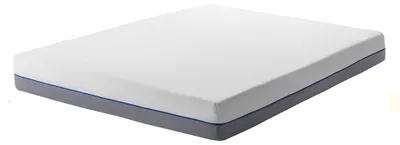 Obrázok produktu pre BELIANI Matrac z pamäťovej peny biely 140 x 200 cm stredne tvrdý so snímateľným poťahom na zips