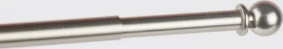 Produktbild von Vitragenstange Jubi Nickel silberfarbig matt 40-60cm