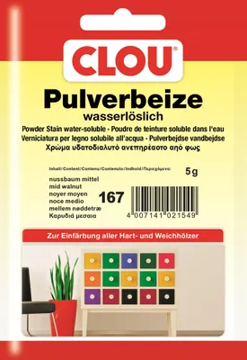 Produktbild von Clou Pulverbeize 5 g nussbaum mittel