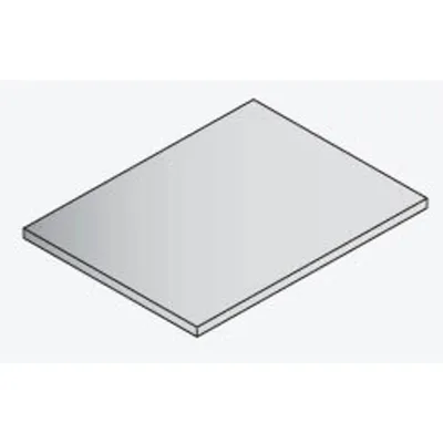 Produktbild von CP Fachboden silber 79,5 x 53,1 cm