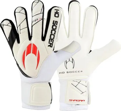 Immagine prodotto di Guanti da portiere Ho Soccer Shagan Flat Protek Junior, bianco, taglia 6 (bambini)