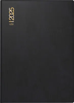 Produktbild von rido/idé 7013002905 Taschenkalender Modell perfect/Technik I (2025)| 2 Seiten = 1 Woche| A6| 208 Seiten| Kunststoff-Einband| schwarz