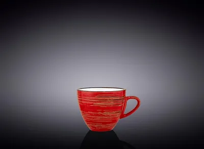 Produktbild von Wilmax Espressotasse 75 ml Rot aus Porzellan