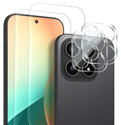 Produktbild von 2x Display + Kamera Glas für Xiaomi 17 Panzerfolie Displayglas Kameraglas 9H Schutzglas