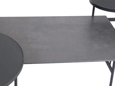 Produktbild von Luxus Couchtisch Designer Möbel Set 3tlg 2x Beistelltisch Wohnzimmer Komplett
